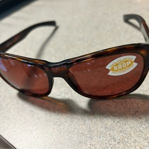 Costa Vela shiny tortoise frame with copper 580p lens